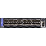 Mellanox Half-Width 16-Port Non-Blocking 100GbE Open Ethernet Switch System - Manageable - 40 Gigabit Ethernet - 40GBase-X - 3 Layer Supported - Modular - Optical Fiber - 1U - Rail-mountable, Rack-mountable