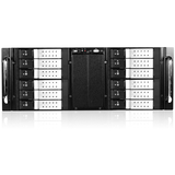 iStarUSA D Storm D-410-DE12 System Cabinet - Rack-mountable - Black, Silver - Zinc-coated Steel - 4U - 12 x Bay - ATX, EATX, Micro ATX Motherboard Supported - 2 x Fan(s) Supported - 12 x External 3.5" Bay - 7x Slot(s) - 1 x USB(s)