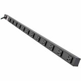 Eaton Tripp Lite Series 12-Outlet Vertical Power Strip, 120V, 15A, NEMA 5-15P, 15 ft. (4.57 m) Cord, 36 in., Black Housing