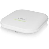 Zyxel WiFi 6E AXE5400 2.5G Multi-Gigabit Business AP | Bandflex 2.4Ghz and 5Ghz or 6Ghz Operation | 1 GbE Passthru| Mesh, Seamless Roaming, Captive Portal | Hybrid Cloud | POE+ Support | NWA220AX-6E