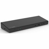Belkin Universal 15-Port Triple Display USB-C Docking Station - 5 Gbps - 85W - 2xUSB-C, 5xUSB-A, 2xDP 3xHDMI, 1xEthernet, 2x3.5mm Audio - 4K - w/ USB-C Cable - Black