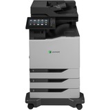 Lexmark CX825dte Laser Multifunction Printer - Color - TAA Compliant - Copier/Fax/Printer/Scanner - 55 ppm Mono/55 ppm Color Print - 2400 x 600 dpi Print - Automatic Duplex Print - Up to 250000 Pages Monthly - 1750 sheets Input - Color Scanner - 1200 dpi Optical Scan - Color Fax - Gigabit Ethernet - USB - For Plain Paper Print