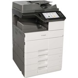 Lexmark MX911DTE Laser Multifunction Printer - Monochrome - Copier/Fax/Printer/Scanner - 55 ppm Mono Print - 1200 x 1200 dpi Print - Automatic Duplex Print - Up to 300000 Pages Monthly - 2150 sheets Input - Color Scanner - 600 dpi Optical Scan - Monochrome Fax - Gigabit Ethernet - USB - For Plain Paper Print