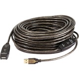 Monoprice USB Data Transfer Cable - 82 ft USB Data Transfer Cable for Camera, Printer, Webcam, Keyboard/Mouse, Gaming Console, Hard Drive, Hub - First End: 1 x USB 2.0 Type A - Male - Second End: 1 x USB 2.0 Type A - Female - 480 Mbit/s - Extension Cable - Gold Plated Connector - 26/22 AWG