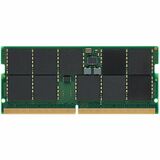 Kingston 32GB DDR5 SDRAM Memory Module - For Notebook - 32 GB - DDR5-4800/PC5-38400 DDR5 SDRAM - 4800 MHz Dual-rank Memory - CL40 - 1.10 V - ECC - Unbuffered - 262-pin - SoDIMM - Lifetime Warranty