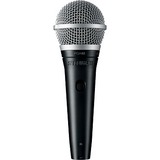 Shure PG ALTA PGA48 Wired Dynamic Microphone - Black Metallic - 15.09 ft - 70 Hz to 15 kHz - 600 Ohm - Handheld, Stand Mountable - XLR
