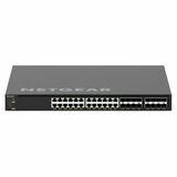 Netgear AV Line M4350-24X8F8V Ethernet Switch - 24 Ports - Manageable - 25 Gigabit Ethernet - 10GBase-T, 10/100/1000Base-T, 25GBase-X - 3 Layer Supported - Modular - 750 W Power Consumption - 290 W PoE Budget - Optical Fiber, Twisted Pair - PoE Ports - 1U - Rack-mountable, Table Top