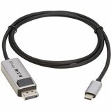 Eaton Tripp Lite Series USB-C to DisplayPort Active Adapter Cable (M/M) - 8K 60 Hz, 4K 144 Hz, HDR, 4:4:4, HDCP 2.3, Black, 3 ft. (0.9 m)