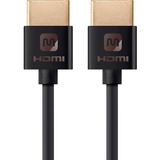 Monoprice Ultra Slim Series High Speed HDMI Cable, 3ft Black