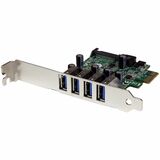 StarTech.com 4 Port PCI Express PCIe SuperSpeed USB 3.0 Controller Card Adapter with UASP - 5Gbps - SATA Power