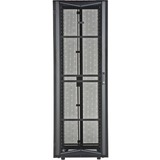 Panduit FlexFusion Cabinet - For Patch Panel, LAN Switch, Server, PDU - 45U Rack Height x 19" Rack Width - Floor Standing - Jet Black - Steel - 2504.45 lb Dynamic/Rolling Weight Capacity - 3507.55 lb Static/Stationary Weight Capacity