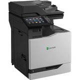 Lexmark CX860dte Laser Multifunction Printer - Color - TAA Compliant - Copier/Fax/Printer/Scanner - 60 ppm Mono/60 ppm Color Print - 2400 x 600 dpi Print - Automatic Duplex Print - Up to 350000 Pages Monthly - 1750 sheets Input - Color Scanner - 1200 dpi Optical Scan - Color Fax - Gigabit Ethernet - USB - For Plain Paper Print