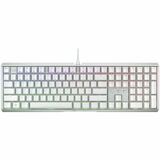CHERRY MX 3.1 Wired Gaming Keyboard - White aluminum housing, MX2A RED RGB Switch, Abrasion resistant keys, Detachable braided cable