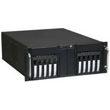 iStarUSA D Storm D-410-B10SA System Cabinet - Rack-mountable - Black, Silver - Zinc-coated Steel - 4U - 14 x Bay - ATX, EATX, Micro ATX Motherboard Supported - 2 x Fan(s) Supported - 4 x External 5.25" Bay - 10 x External 3.5" Bay - 7x Slot(s) - 1 x USB(s)