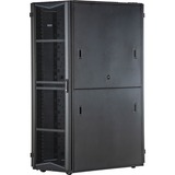 Panduit FlexFusion Cabinet - For Patch Panel, LAN Switch, Server, PDU - 48U Rack Height x 19" Rack Width - Floor Standing - Jet Black - Steel - 2504.45 lb Dynamic/Rolling Weight Capacity - 3507.55 lb Static/Stationary Weight Capacity