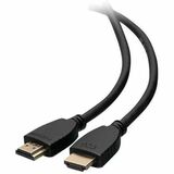 Lenovo C2G HDMI Audio/Video Cable - 6 ft HDMI A/V Cable for Home Theater System, Audio/Video Device, Desktop PC - First End: 1 x 19-Pin HDMI Type A Digital Audio/Video - Male - Second End: 1 x 19-Pin HDMI Type A Digital Audio/Video - Male - Supports up to 3840 x 2160 - Shielding - Gold Plated Connector - 30 AWG - Black