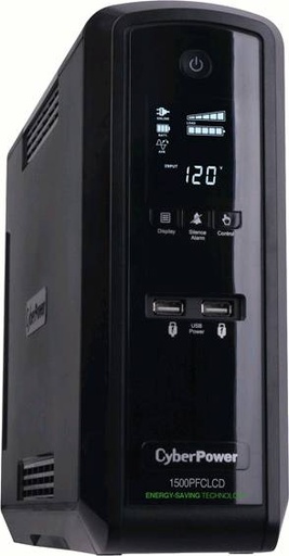 [32Cyber1500LCD] CyberPower uninterruptible power supply (UPS) Line-Interactive 1.5 kVA 900 W 10 AC outlet(s)