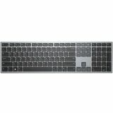 Dell Keyboard - Wireless Connectivity - Bluetooth/RF - 5 - 2.40 GHz - 3 Hot Key(s) - Volume Up, Volume Down, Mute Hot Key(s) - Mac OS, ChromeOS, Windows 7, Windows 8.1, Windows 10, Windows 11, Red Hat Enterprise Linux 8, Ubuntu 18.04 - English - PC, Mac - Scissors Keyswitch - AAA Battery Size Supported - Titan Gray