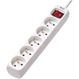 Eaton Tripp Lite Series 5-Outlet Power Strip - French Type E Outlets, 220-250V AC, 16A, 1.5 m Cord, Type E Plug, White
