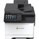 Lexmark CX625ade Laser Multifunction Printer - Color - Copier/Fax/Printer/Scanner - 40 ppm Mono/40 ppm Color Print - 2400 x 600 dpi Print - Automatic Duplex Print - Up to 100000 Pages Monthly - 251 sheets Input - Color Scanner - 1200 dpi Optical Scan - Color Fax - Gigabit Ethernet - USB - For Plain Paper Print