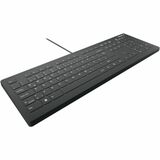 CHERRY AK-C8112 Keyboard - Cable Connectivity - USB Type A Interface - 105 Key(s) - French - Silicone - Membrane/Scissor Keyswitch - Black