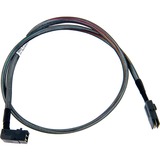 Microchip Adaptec&reg; Mini-SAS/Mini-SAS HD Data Transfer Cable - 1.64 ft Mini-SAS/Mini-SAS HD Data Transfer Cable for Backplane - SFF-8643 Mini-SAS HD - SFF-8087 Mini-SAS