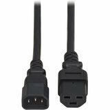 Eaton Tripp Lite Series Power Cord, C14 to C21 - Heavy-Duty, 15A, 250V, 14 AWG, 3 ft. (0.9 m), Black