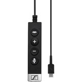 EPOS Spare Controller Cable USB - Mini-phone/USB-C Audio Cable for Headset, Controller, Audio Device - First End: 1 x 24-pin USB Type C - Male - Second End: 1 x Mini-phone Audio - Female - 1