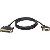Eaton Tripp Lite Series AT Serial Modem Gold Cable (DB25 to DB9 M/F), 6 ft. (1.83 m)