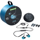 Shure AONIC 215 Sound Isolating Earphones - Stereo - Mini-phone (3.5mm) - Wired - 17 Ohm - Earbud - Binaural - In-ear - 5.31 ft Cable - Blue