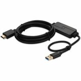AddOn 2.0m (6.6ft) USB A 3.0 Male to HDMI 1.3 Male Black Adapter Cable
