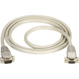 Black Box DB-9 Extension Cable - DB-9 Male Serial - DB-9 Female Serial - 5ft - White