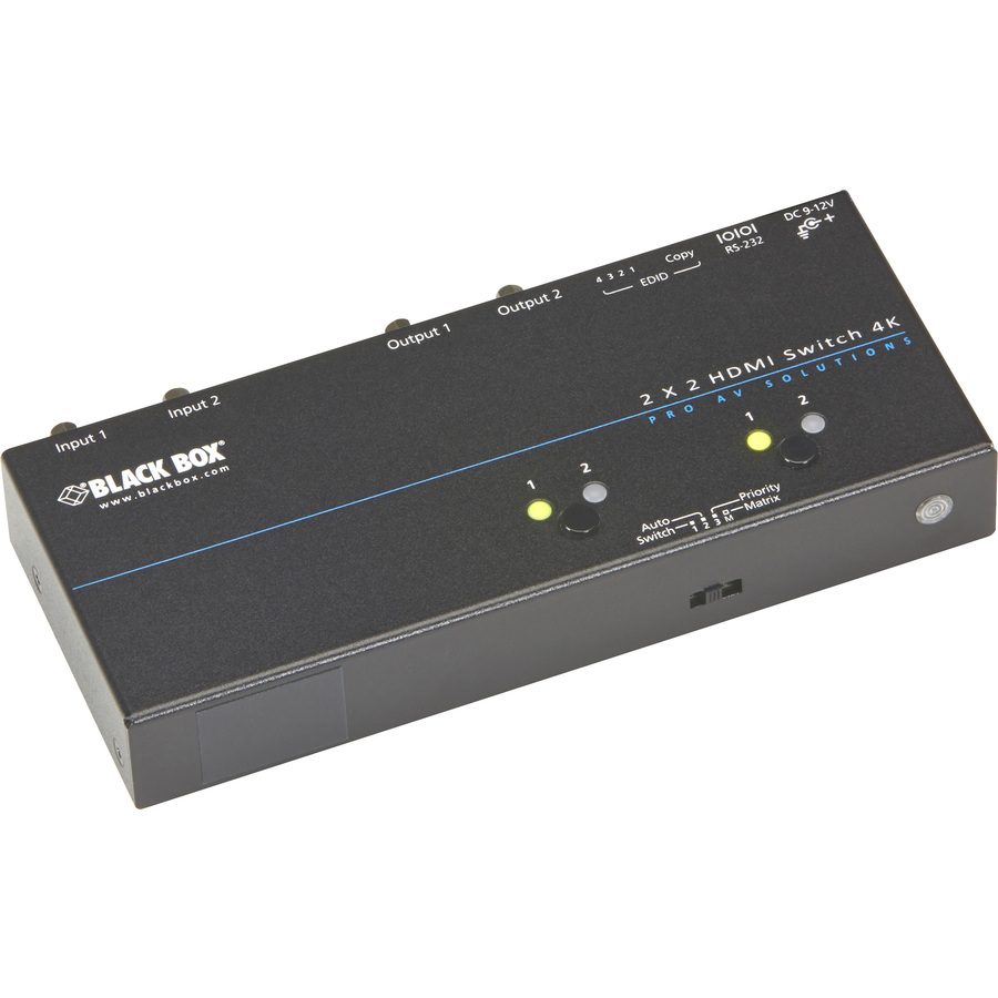 Black Box 4K HDMI Matrix Switch - 2 x 2 | Simplified Computers