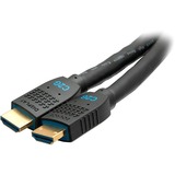 C2G 50ft Performance Series Ultra Flexible High Speed HDMI Cable w Ethernet - In-Wall CMG Rated - 4K 60Hz - M/M - Black
