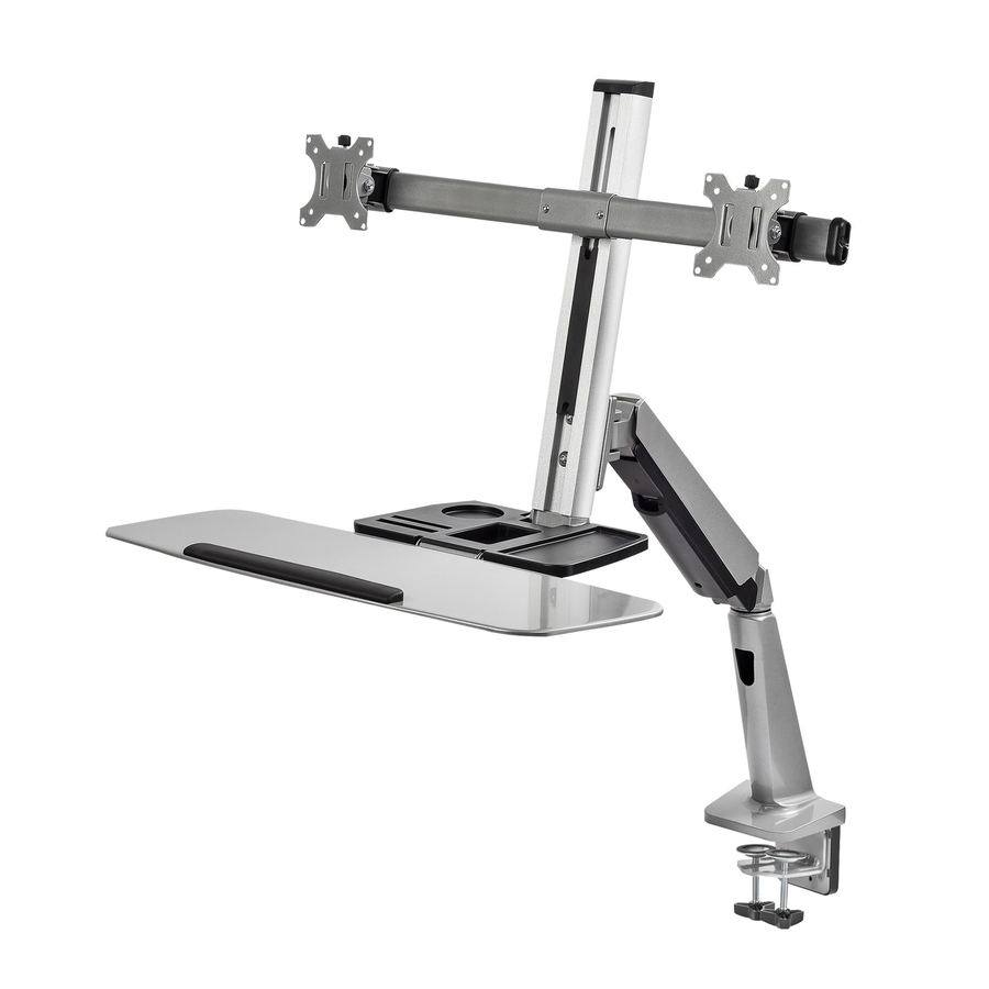 Ergonomic Standing Desk Converter With Height Adjustable Keyboard ...