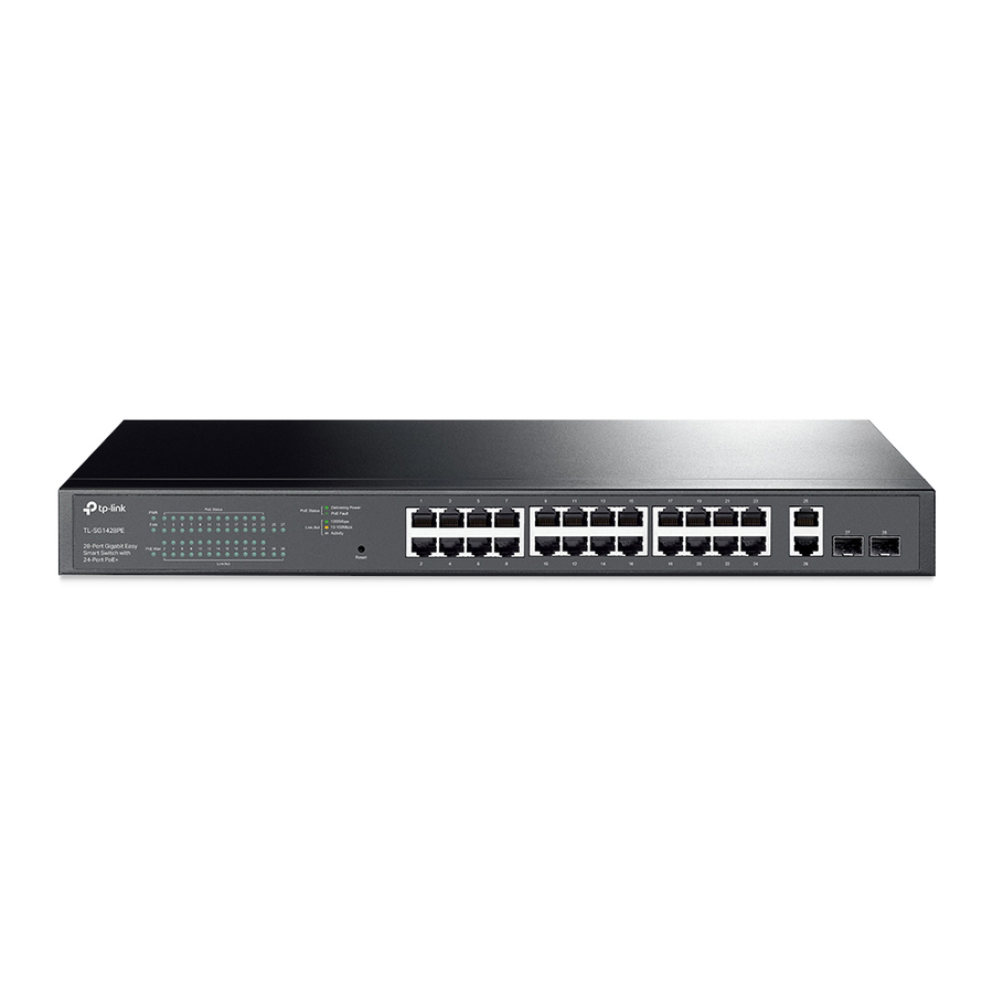 TP-Link TL-SG1428PE - 28-Port Gigabit Easy Smart Switch with 24-Port PoE+ - Limited Lifetime Warranty