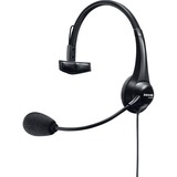 Shure BRH31M Single-Sided Broadcast Headset - Mono - XLR - Wired - 220 Ohm - 150 Hz to 12 kHz - Over-the-head - Monaural - Supra-aural - 5.74 ft Cable - Dynamic Microphone - Black