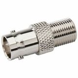 NSI Coaxial Adapter, Female F to Female BNC Barrel Adapter - 25pcs in Bulk Bag