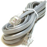 Monoprice Phone Cable, RJ11 (6P4C), Reverse - 7ft for voice