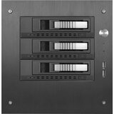 iStarUSA Compact Stylish 3x 3.5" Hotswap mini-ITX Tower