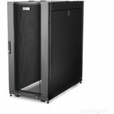 StarTech.com 4-Post 25U Server Rack Cabinet, 19" Data Rack Cabinet for Computer / IT Equipment, Home Network Rack, Half Height Server Rack - 4-Post 25U server rack w/ adjustable mounting depth for IT equipment - Network rack w/ lockable doors - Pre-assembled w/ casters & levelling feet - Includes mounting accessories - Cabinet ideal for narrow server room spaces; EIA/ECA-310-E Compliant