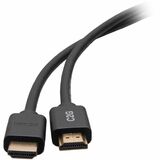 C2G Premium Plus HDMI Audio/Video Cable - 6 ft HDMI A/V Cable for Computer, Projector, Monitor, Audio/Video Device - First End: 1 x HDMI 2.0 Digital Audio/Video - Male - Second End: 1 x HDMI 2.0 Digital Audio/Video - Male - 18 Gbit/s - Supports up to 4096 x 2160 - Gold Plated Connector - VW-1 - 30 AWG - Black - TAA Compliant