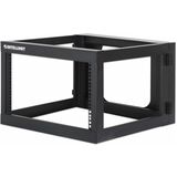 Manhattan 19" Wall Mount 4-Post Open Frame Network Rack, 6U