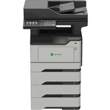 Lexmark MX522adhe Laser Multifunction Printer - Monochrome - TAA Compliant - Copier/Fax/Printer/Scanner - 46 ppm Mono Print - 1200 x 1200 dpi Print - Automatic Duplex Print - Up to 120000 Pages Monthly - 350 sheets Input - Color Scanner - 1200 dpi Optical Scan - Monochrome Fax - Gigabit Ethernet - USB - For Plain Paper Print