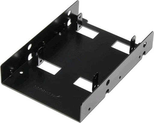 [17-2.5to3.5SSDAdapt] Sabrent mounting kit Black Aluminium