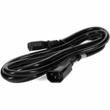 AddOn 4ft C13 Female to C14 Male 14AWG 100-250V at 15A Black Power Cable