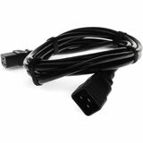 AddOn 4ft C19 Female to C20 Male 12AWG 100-250V at 20A Black Power Cable