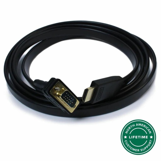 Plugable HDMI To VGA Adapter, 6 Foot (1.8 Meter)
