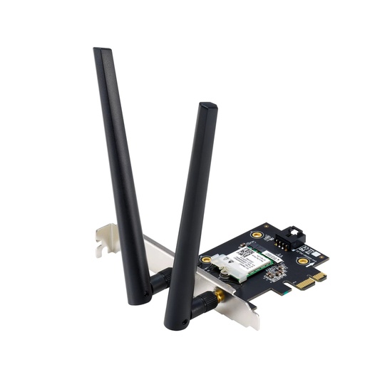 Asus PCE-AX1800 IEEE 802.11ax Bluetooth 5.2 Dual Band Wi-Fi/Bluetooth Combo Adapter for Desktop Computer, Wireless Router