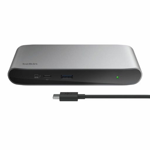 Belkin Thunderbolt 4 5-in-1 Multiport Core Hub - USB 4 - 40 Gbps - 96W - 4xTB4 USB-C, 1xUSB-A - Docking Station - Grey